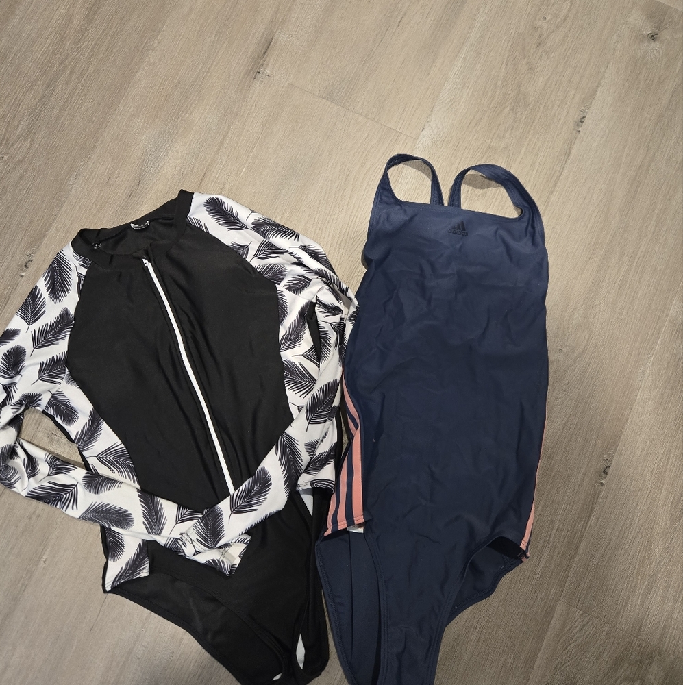 Adidas Girls Swimming Suit Bonus Free Item